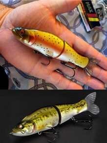 Mồi câu cá giả thiết kế cá 1 cái - Nhiều màu - Xem 5