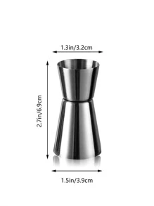 1入組雙頭調酒量杯 - 銀色 - 查看 2