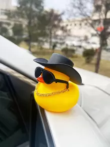 1 đồ trang trí xe thiết kế hình con vịt hoạt hình Vịt cao su - Nhiều màu - Xem 1