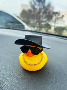 1 đồ trang trí xe thiết kế hình con vịt hoạt hình Vịt cao su - Nhiều màu - Xem 2