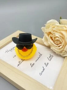 1 đồ trang trí xe thiết kế hình con vịt hoạt hình Vịt cao su - Nhiều màu - Xem 3