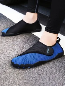 男士字母細節織物運動運動鞋