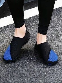 男士字母細節織物運動運動鞋