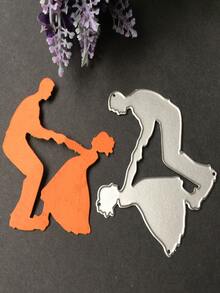 1入組碳鋼切割模具圖形設計DIY蝕刻模板工藝模具 - 銀色 - 查看 1