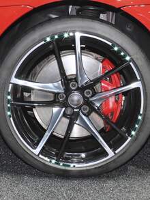 5 piezas Pegatina con diseño de diamante de imitación llanta - Multicolor - Ver 4