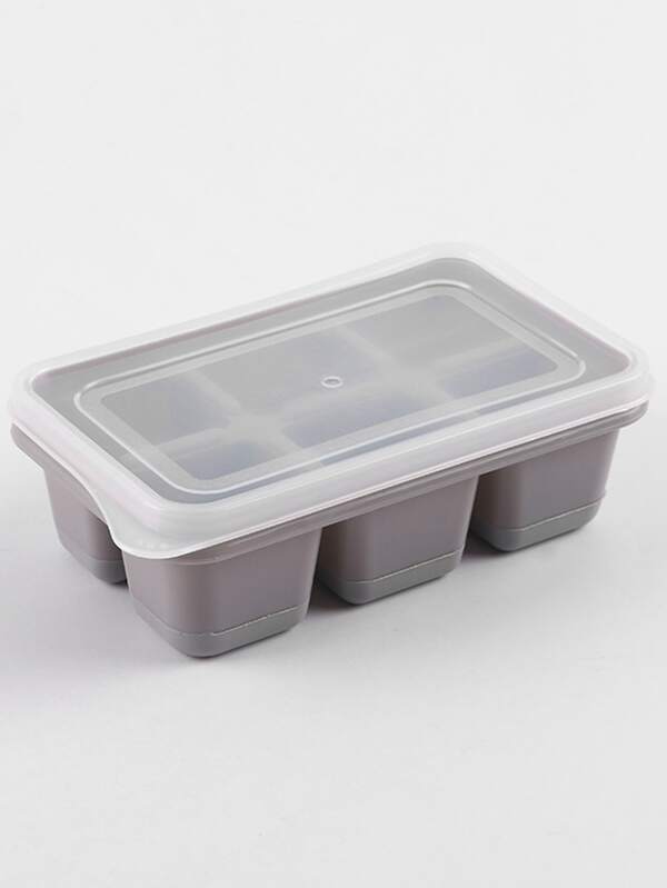 1pc Silicone Ice Cube Mould, Modern Multi-grid Ice Tray For Home
