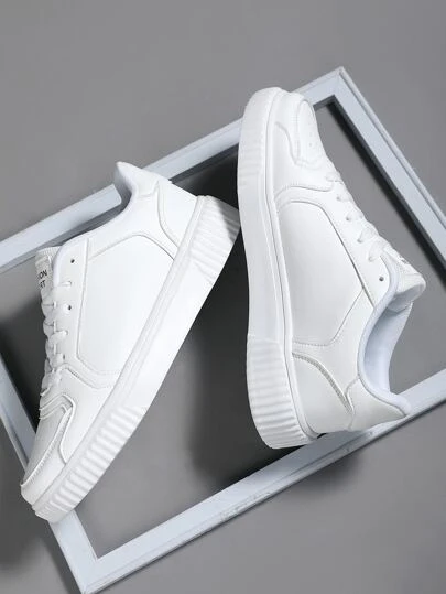 男士極簡前繫帶運動戶外運動鞋