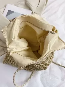 Túi Xách tay Nữ - Màu be - Xem 4