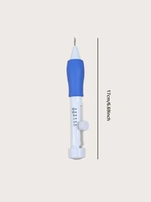 8 cái/bộ Len Nhựa Nỉ Chọc Kim, Len Nỉ Chọc Móc Thủ Công - Màu xanh lam - Xem 5