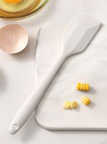 4入組矽膠打蛋器和鉗子以及油刷和抹刀廚房用極簡主義烘焙工具套裝 - 白色 - 查看 5