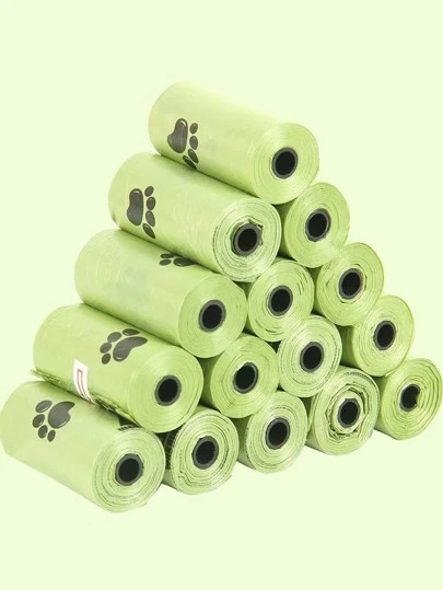 1個可攜式寵物排泄便袋,適用於戶外活動