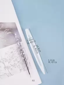 3pcs Ballpoint Pen Design DIY Silicone Mold, White Silicone Pen Mold, For DIY - White - View 3