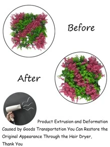 1pc Artificial Plant Wall - Multicolor - View 5