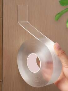 1入組透明亞克力極簡透明雙面膠帶 - 無色 - 查看 2