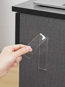 1入組透明亞克力極簡透明雙面膠帶 - 無色 - 查看 5