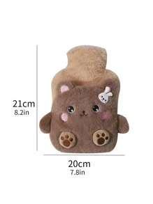 1 pieza Bolsa de agua caliente con diseño de oso