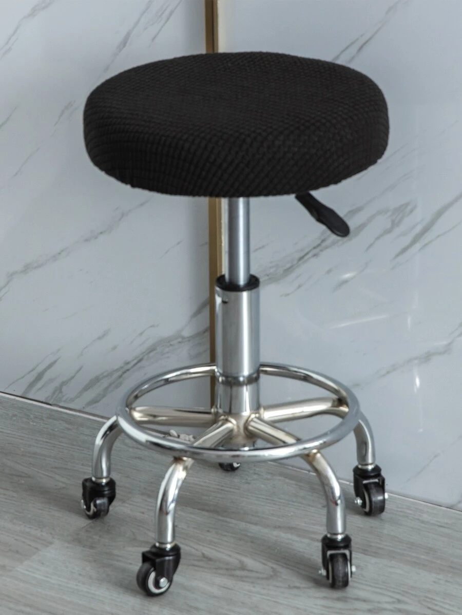 1 Đen Bọc Phân Tối Giản Polyester Co Giãn Phân Bọc Ghế Cho Gia Đình - màu đen - Xem 1
