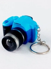 相機墜飾鑰匙圈 - 藍色 - 查看 2