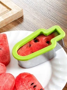 1pc ABS Watermelon Mold, Popsicle Design Fruit Mold For Kitchen