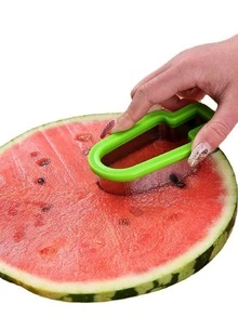 1pc ABS Watermelon Mold, Popsicle Design Fruit Mold For Kitchen