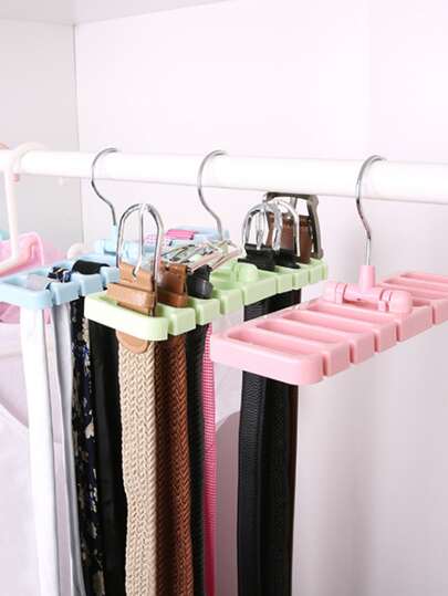 Cravatta Cintura Appendiabiti Armadio Armadio Cinture Sciarpa Appeso Organizzatore Slot rotanti Portaoggetti Rack Gancio Camera da letto Articoli per casa