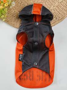 1pc Slogan Graphic Pet Tank - Multicolor - View 3