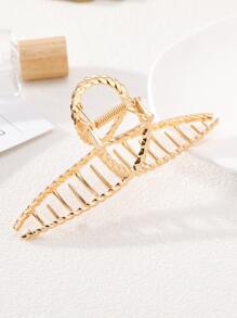 Minimalist Hair Claw - Gold - View 2