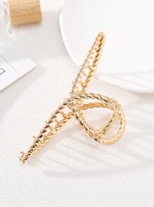 Minimalist Hair Claw - Gold - View 4