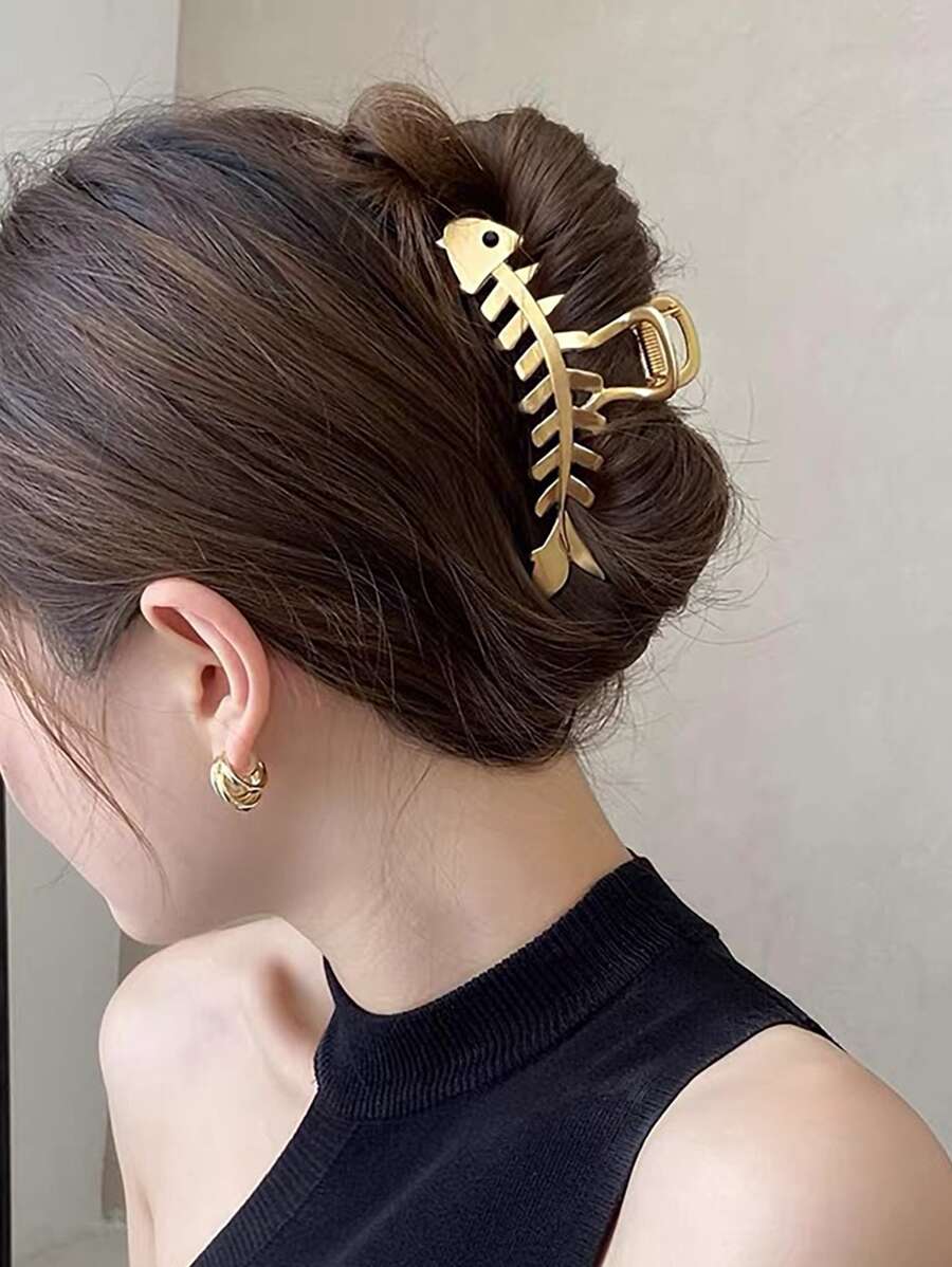 Garra de pelo hueso de pescado - Multicolor - Ver 1