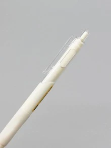 1pc Minimalist Gel Pen - White - View 2