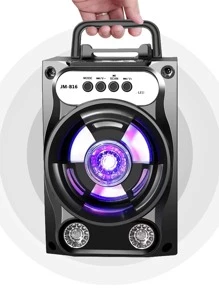 1入組書桌無綫音箱 - 黑色 - 查看 2