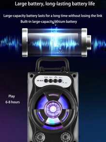 1入組書桌無綫音箱 - 黑色 - 查看 6