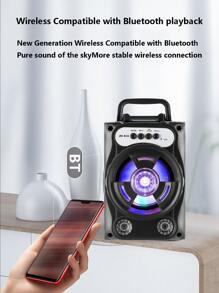 1入組書桌無綫音箱 - 黑色 - 查看 7