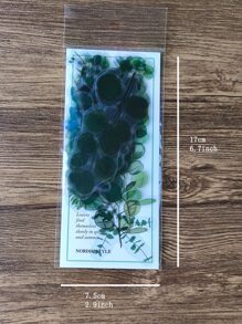 40 miếng dán hình chiếc lá - Nhiều màu - Xem 3