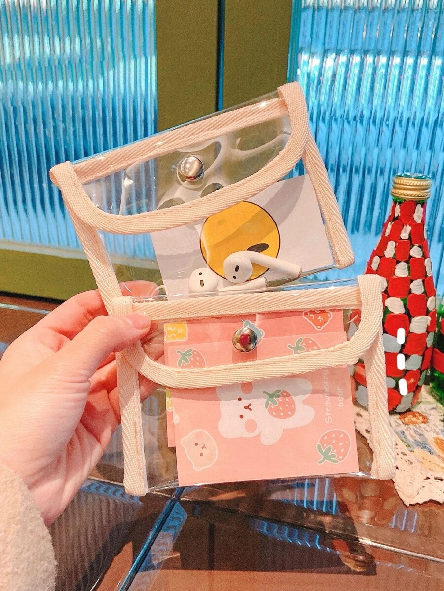 1入組迷你透明文件袋 - 無色 - 查看 1