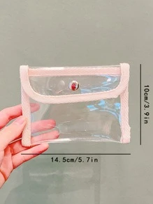 1入組迷你透明文件袋 - 無色 - 查看 3