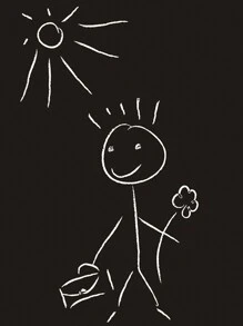 1pc Plain Chalkboard Adhesive Wallpaper - Black - View 4