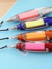 1pc Random Color Ballpoint Pen - Multicolor - View 4