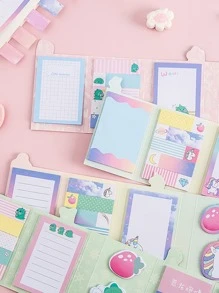 1pc Unicorn Print Random Sticky Note - Multicolor - View 2