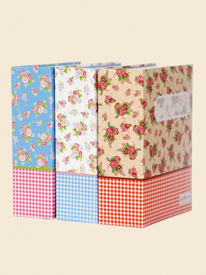 1pc Floral Pattern Random Color Photo Album