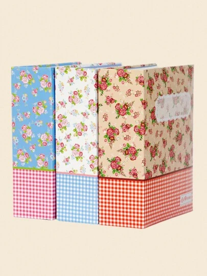 1入組花卉圖案隨機色相簿