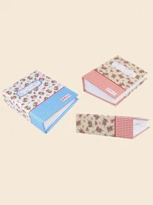 1 adet Çiçek Desenli Rastgele Renkli Fotoğraf Albümü - Çok renkli - Görünüm 5