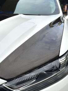 1入組30*127cm 車內3d碳纖維薄膜,讓您的車焕然一新 - 黑色 - 查看 4