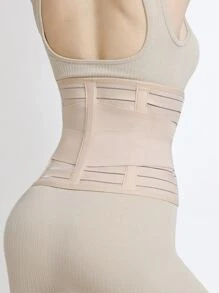 JINGBA SUPPORT (BUY A SIZE UP) Women Men Adjustable Waist Band Back Support For Weightlifting Squat - Khaki - View 2