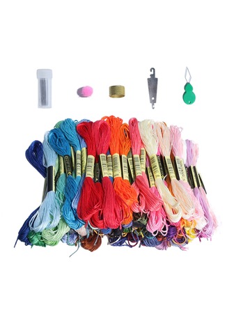 105入組素色十字繡線套裝