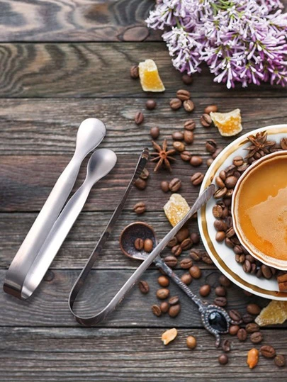 1pc Stainless Steel Food Tongs