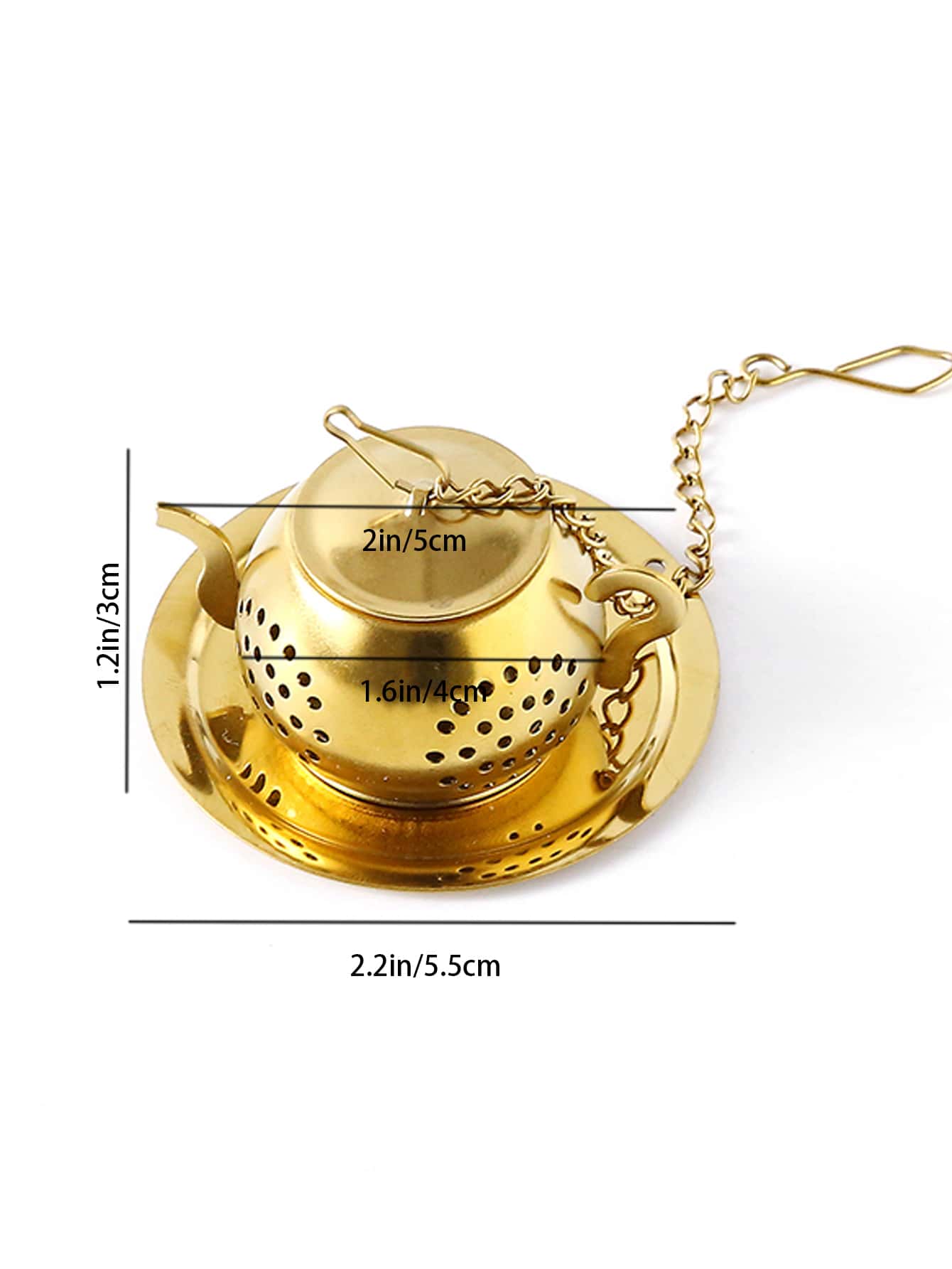 1pc Stainless Steel Tea Strainer, Tea Leaf Filter Back To School