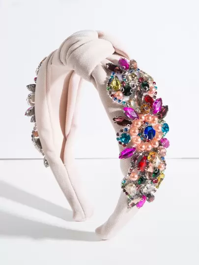 立方氧化锆装饰发箍，皇家风，发带，发箍，发饰，头饰