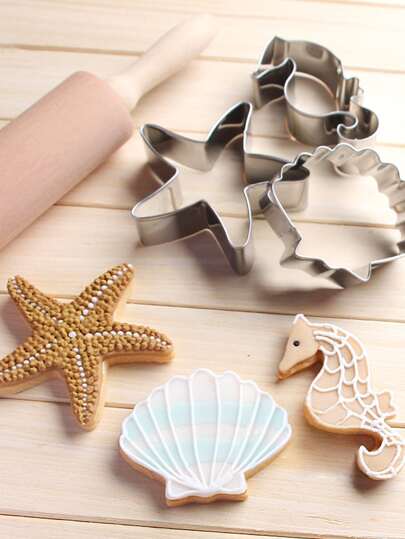 3入組不銹鋼餅乾模具