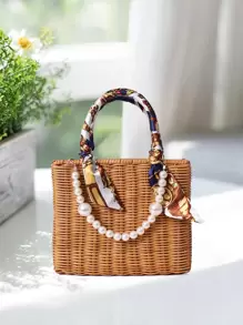 Túi đeo chéo Nữ - Màu Khaki - Xem 1